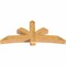 Ekena Millwork Davenport Rough Sawn Timber Gable Bracket, Western Red Cedar, 72"W x 33"H x 6"D x 6"F, 11/12 Pitch GBW072X33X0606DAV00RWR - alternate 3